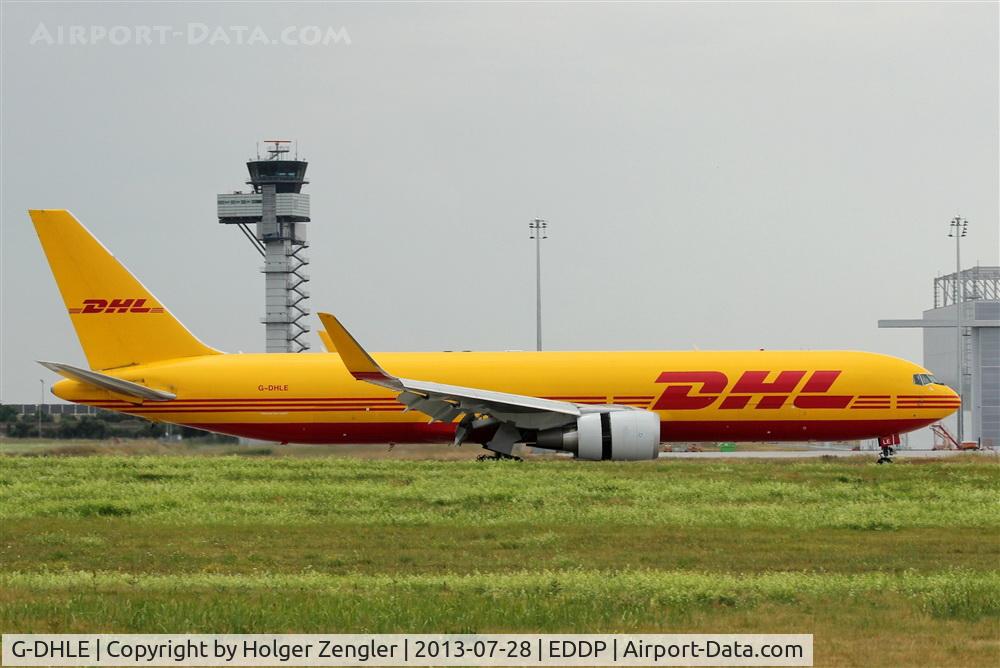 G-DHLE, 2009 Boeing 767-3JHF C/N 37805, Parcel carrier on rwy 26R....