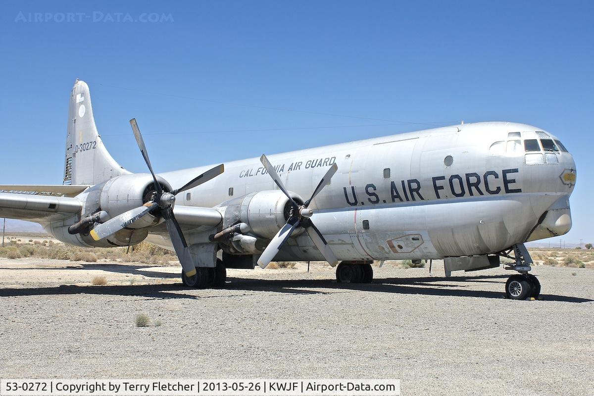 53-0272, 1953 Boeing KC-97G Stratofreighter C/N 17054, At Milestones of Flight Museum at Lancaster CA