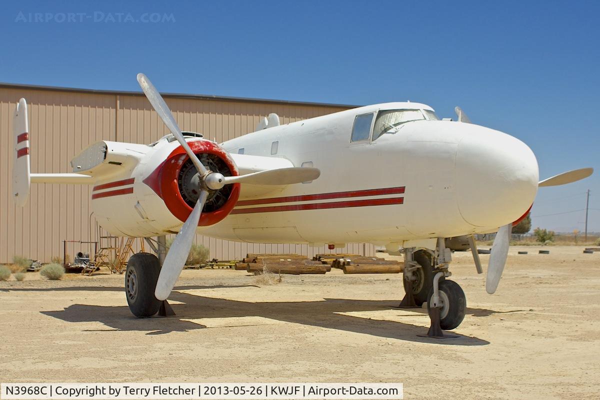 N3968C, 1942 North American B-25C Mitchell C/N 82-5886, At Milestones of Flight Museum at Lancaster CA