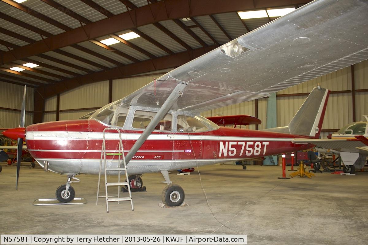 N5758T, 1964 Cessna 172E C/N 17251658, At Milestones of Flight Museum at Lancaster CA