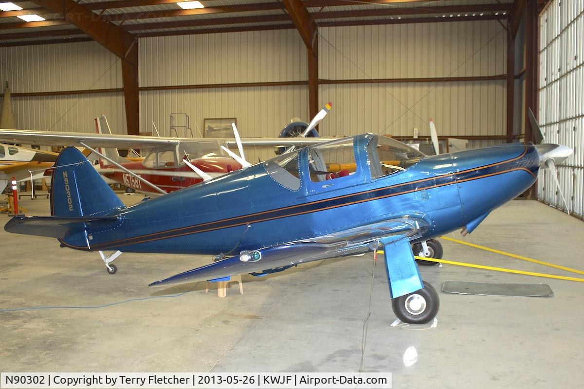 N90302, 1946 Globe GC-1A Swift C/N 316, At Milestones of Flight Museum at Lancaster CA