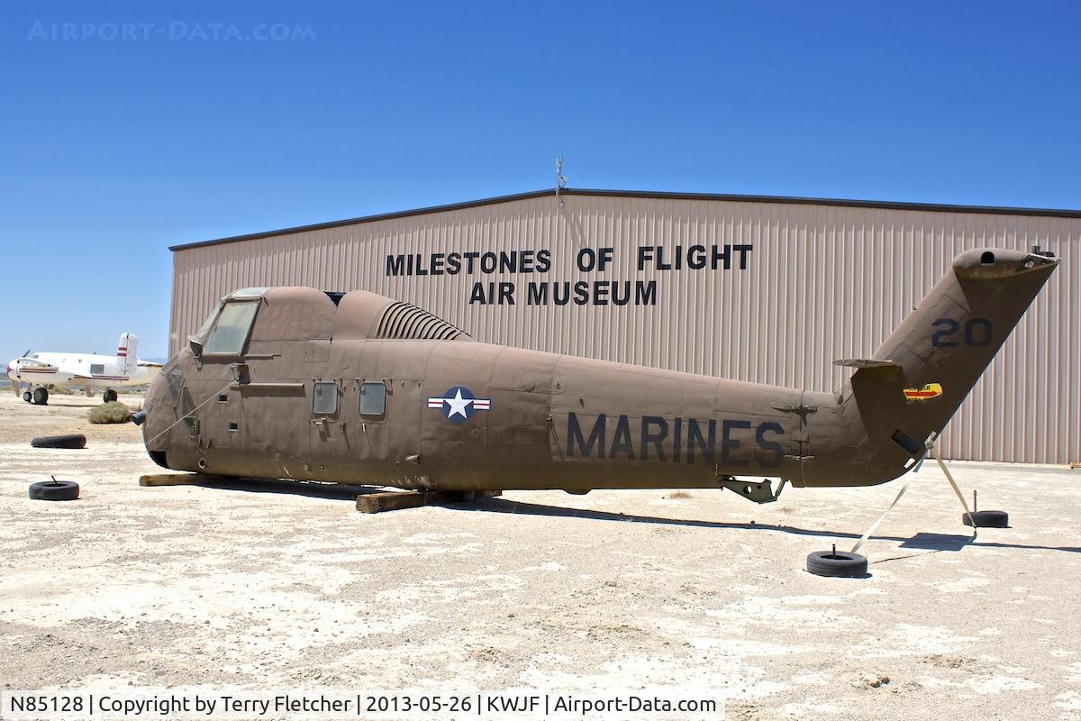 N85128, 1957 Sikorsky S-58 C/N 143937, At Milestones of Flight Museum at Lancaster CA