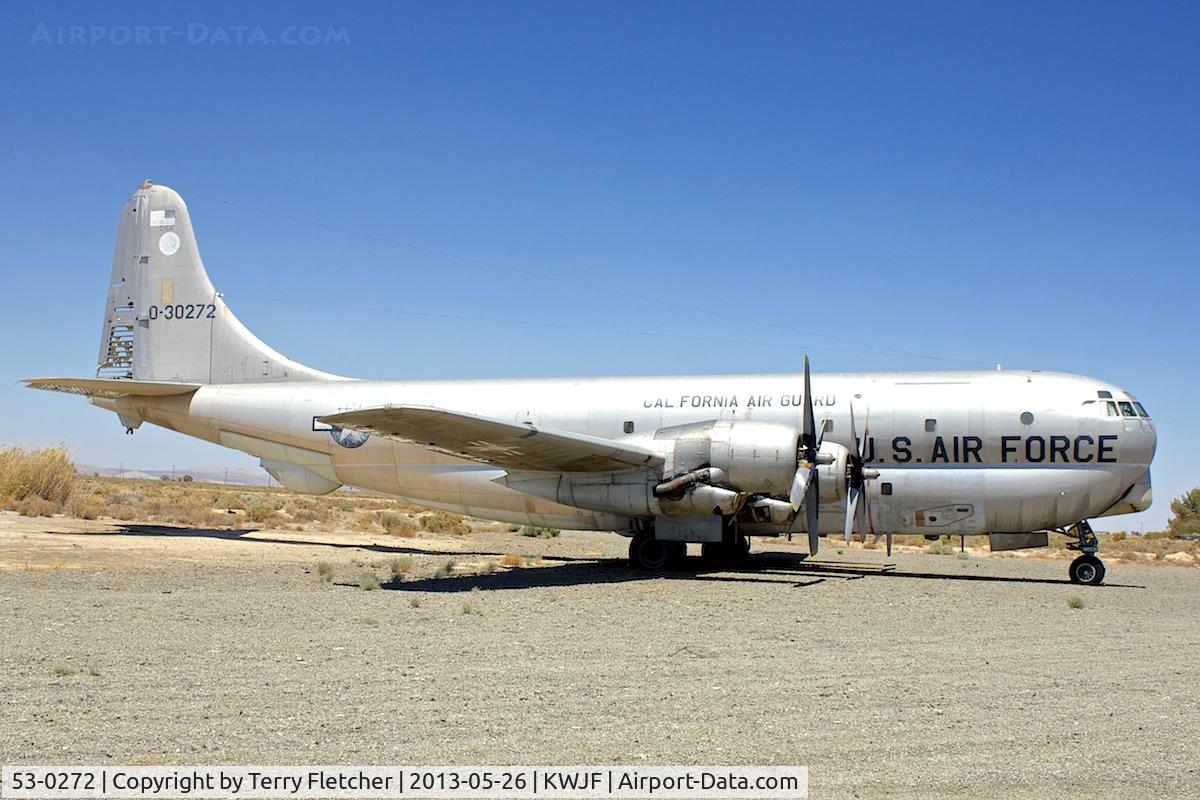 53-0272, 1953 Boeing KC-97G Stratofreighter C/N 17054, At Milestones of Flight Museum at Lancaster CA
