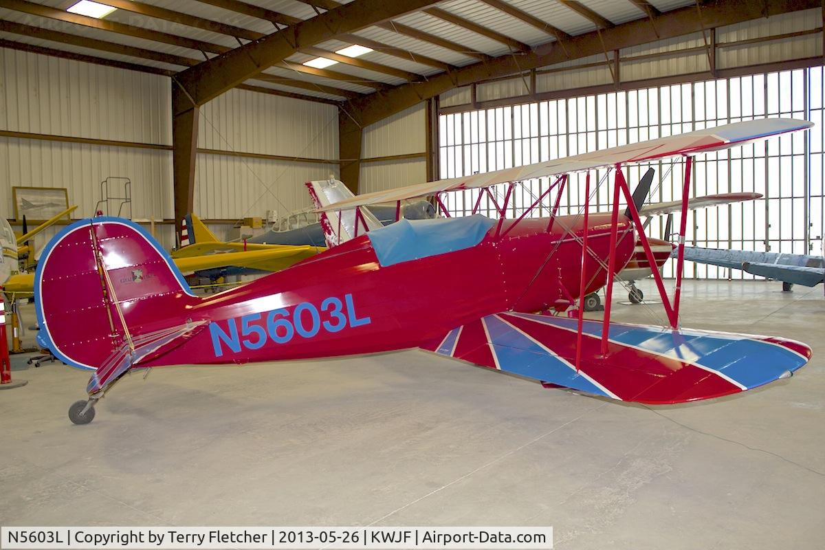 N5603L, 1974 Great Lakes 2T-1A-2 Sport Trainer C/N 0702, At Milestones of Flight Museum at Lancaster CA