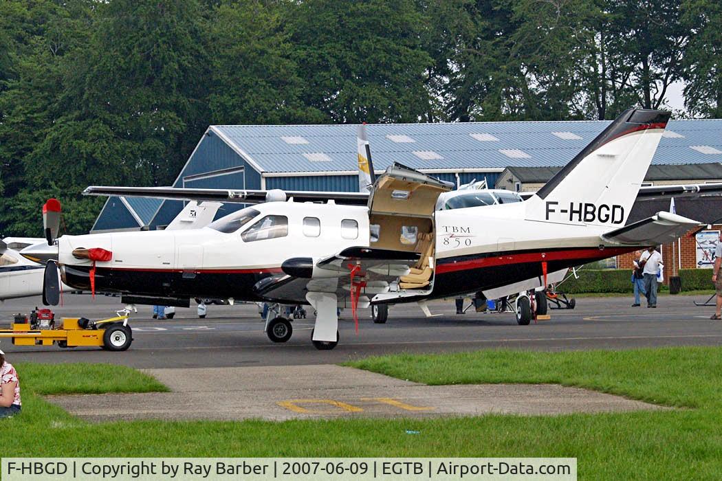 F-HBGD, Socata TBM-850 C/N 389, Socata TBM850 [389] Booker~G 09/06/2007