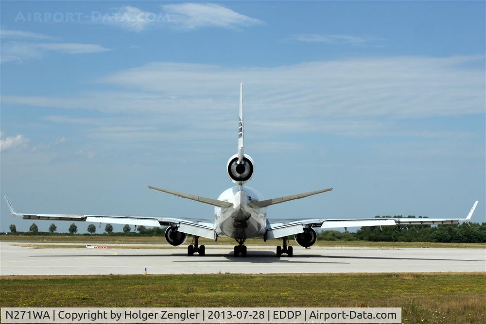 N271WA, 1992 McDonnell Douglas MD-11 C/N 48518, Back art on taxiway Alpha...