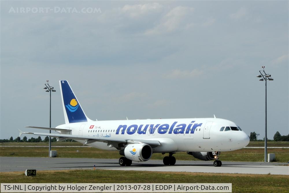 TS-INL, 1993 Airbus A320-211 C/N 400, Lining up for return to Djerba/Tunesia...