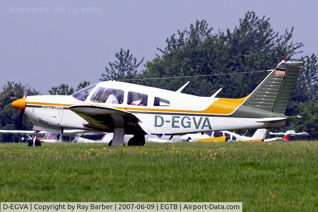 D-EGVA, 1976 Piper PA-28R-200 Cherokee Arrow II C/N 28R-7635229, Piper PA-28R-200 Cherokee Arrow II [28R-7635229] Booker~G 09/06/2007