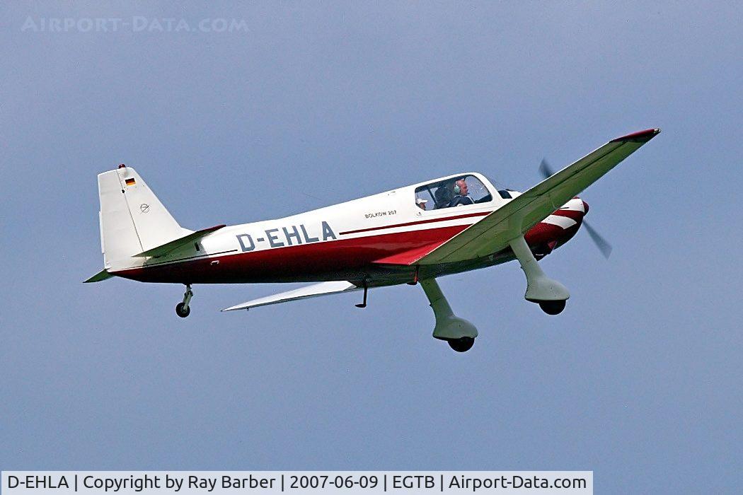 D-EHLA, 1963 Bolkow Bo-207 C/N 273, Bolkow Bo.207 [273] Booker~G 09/06/2007