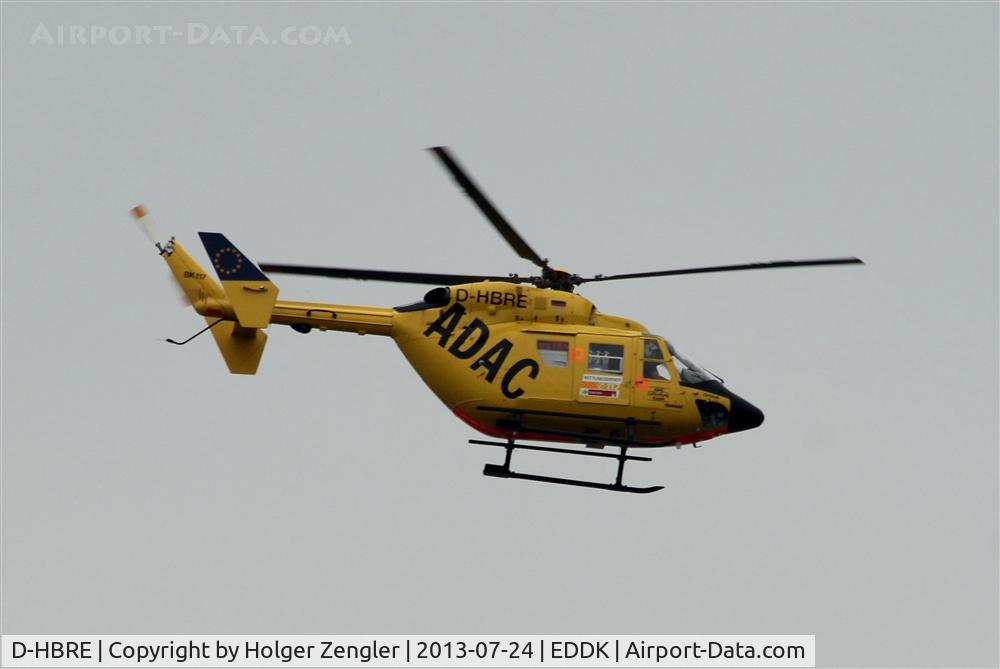 D-HBRE, 1988 Eurocopter-Kawasaki BK-117B-2C C/N 7184, One of ADAC´s yellow angels on duty.....