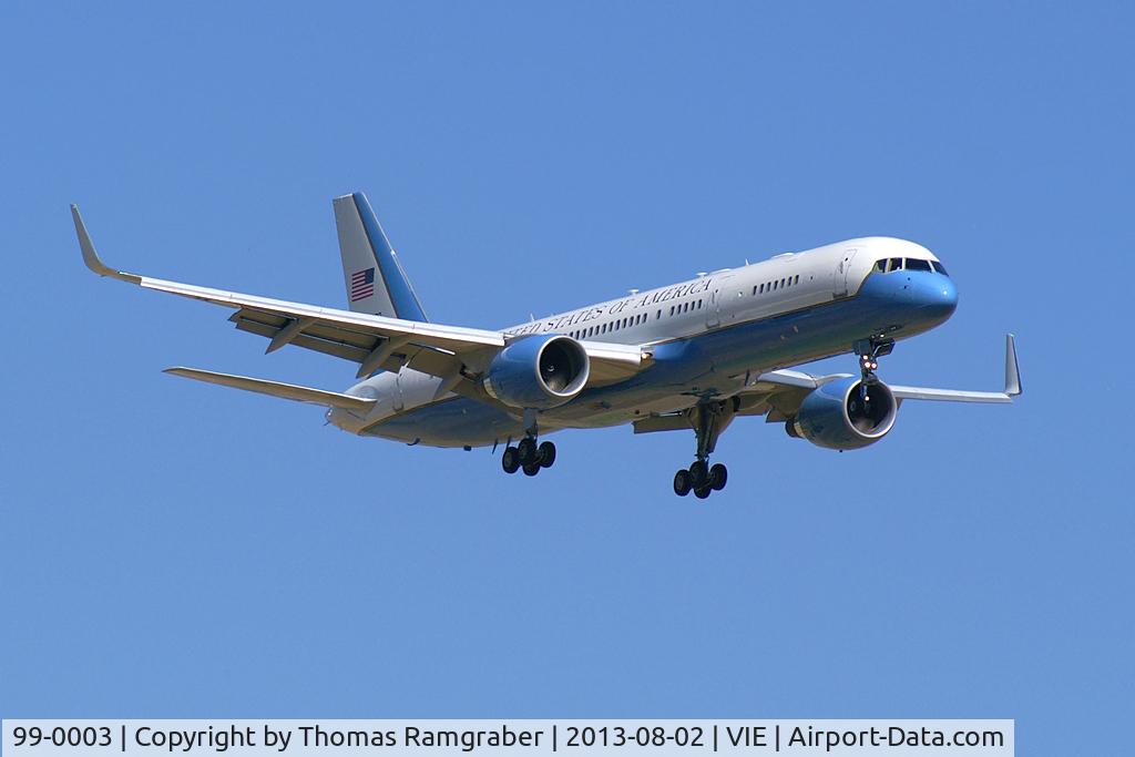 99-0003, 1998 Boeing C-32A (757-200) C/N 29027, USA - Air Force Boeing 757-200
