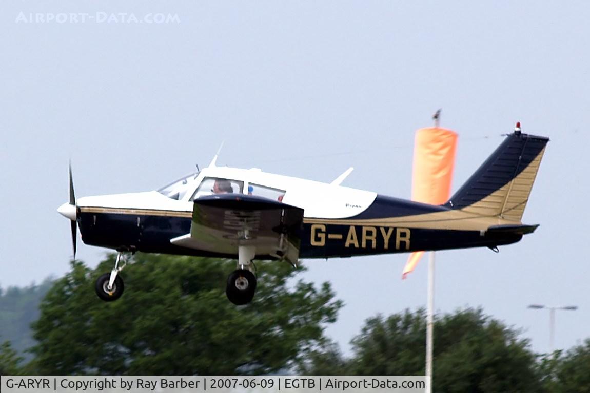 G-ARYR, 1962 Piper PA-28-180 Cherokee C/N 28-770, Piper PA-28-180 Cherokee B [28-770] Booker~G 09/06/2007