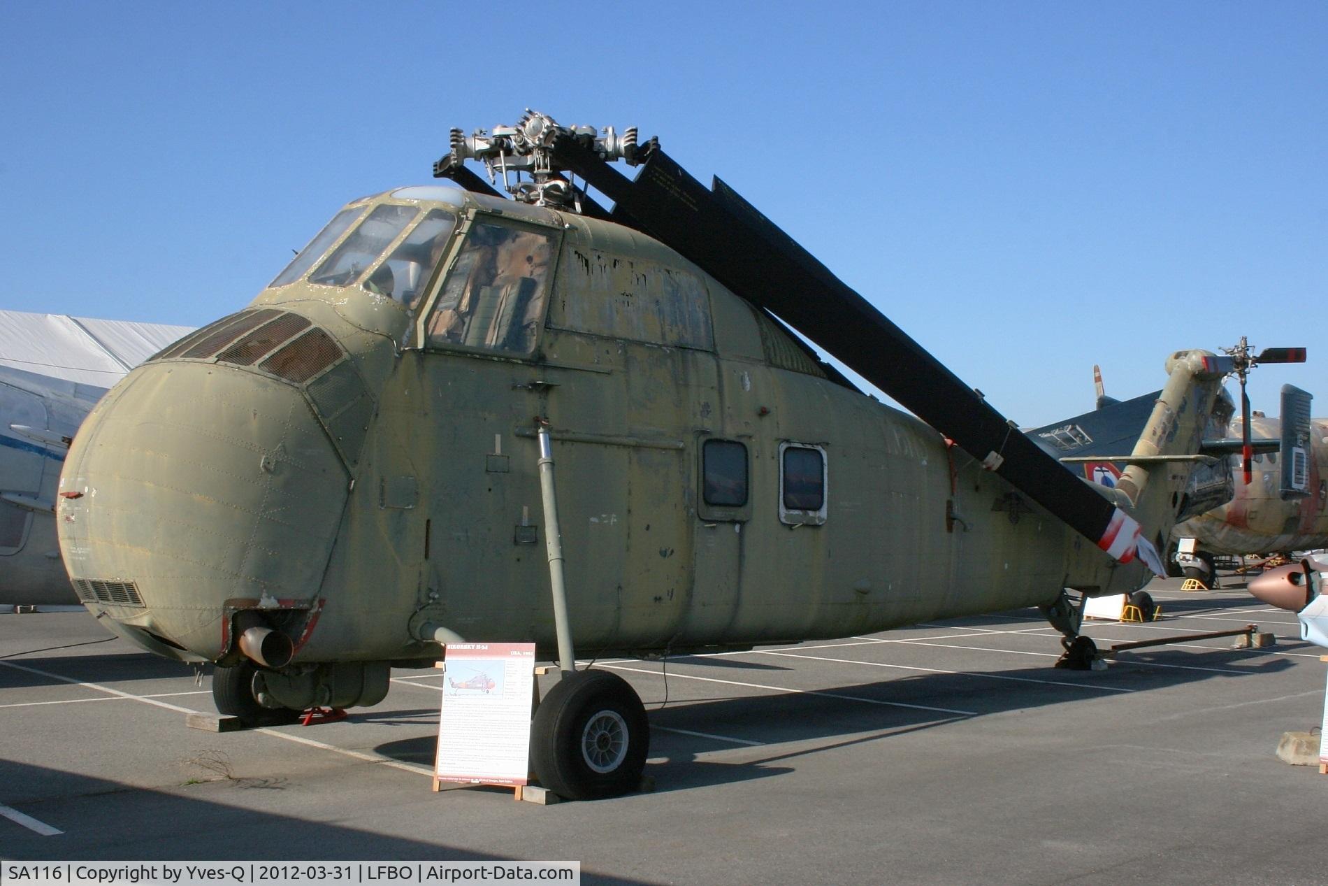 SA116, Sikorsky H-34A Choctaw C/N SA116, Sikorsky H-34A Choctaw, Les Ailes Anciennes Toulouse-Blagnac (LFBO)