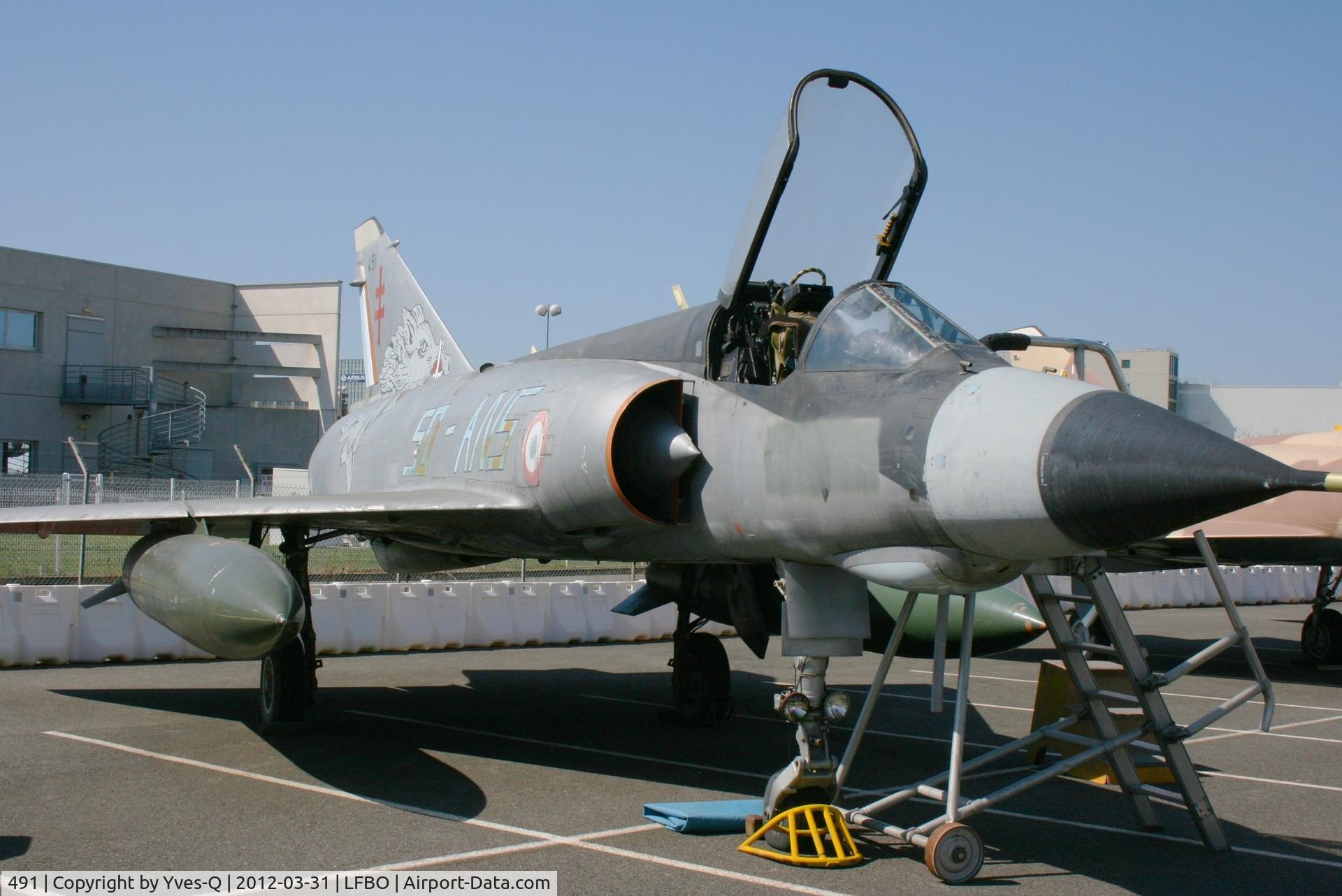 491, Dassault Mirage IIIE C/N 491, Dassault Mirage IIIE, Les Ailes Anciennes Toulouse-Blagnac (LFBO)