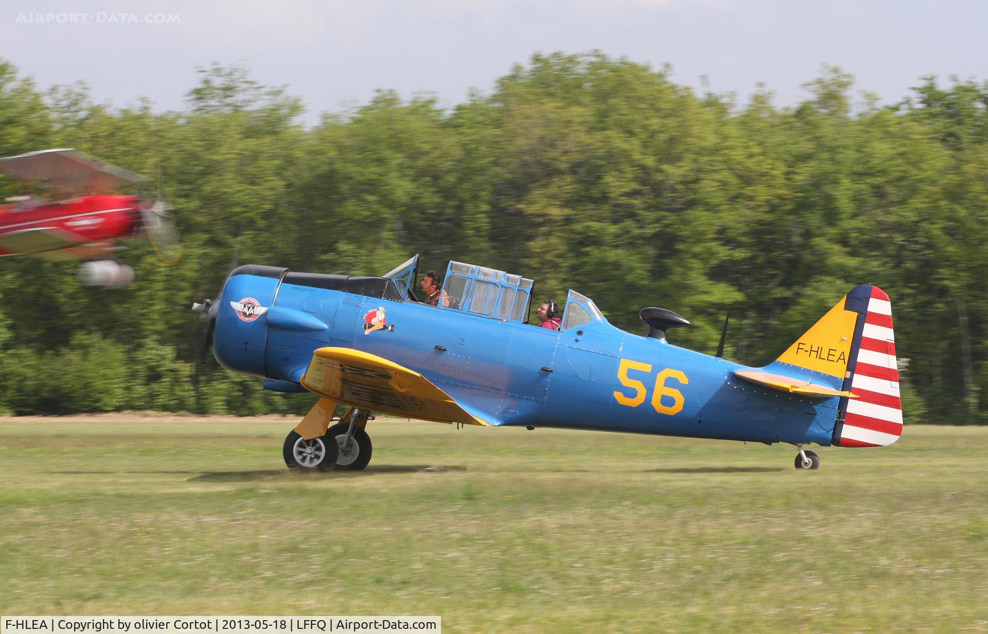 F-HLEA, North American T-6G Texan C/N 168-160, Ferté 2013