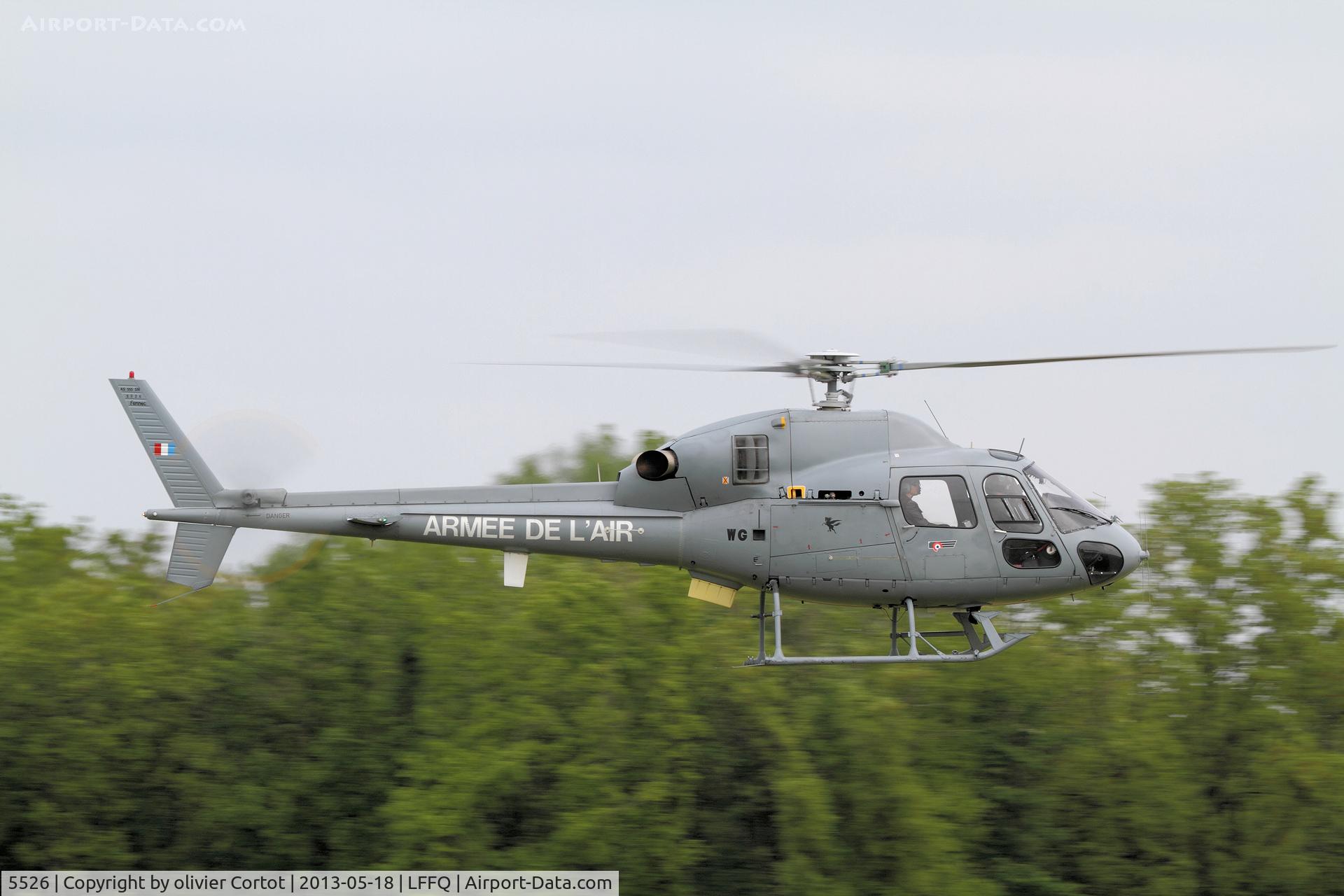 5526, Aérospatiale AS-555AN Fennec C/N 5526, Armée de l'air chopper