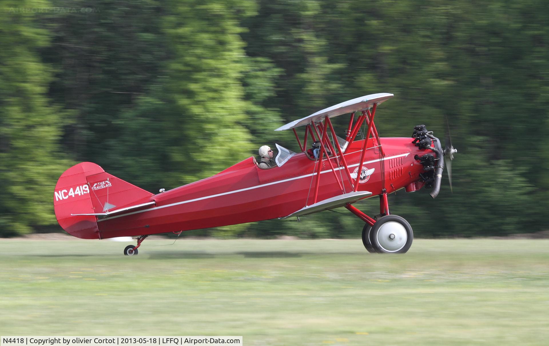 N4418, 1928 Curtiss-Wright Travel Air 4000 C/N 378, Ferté Alais airshow 2013