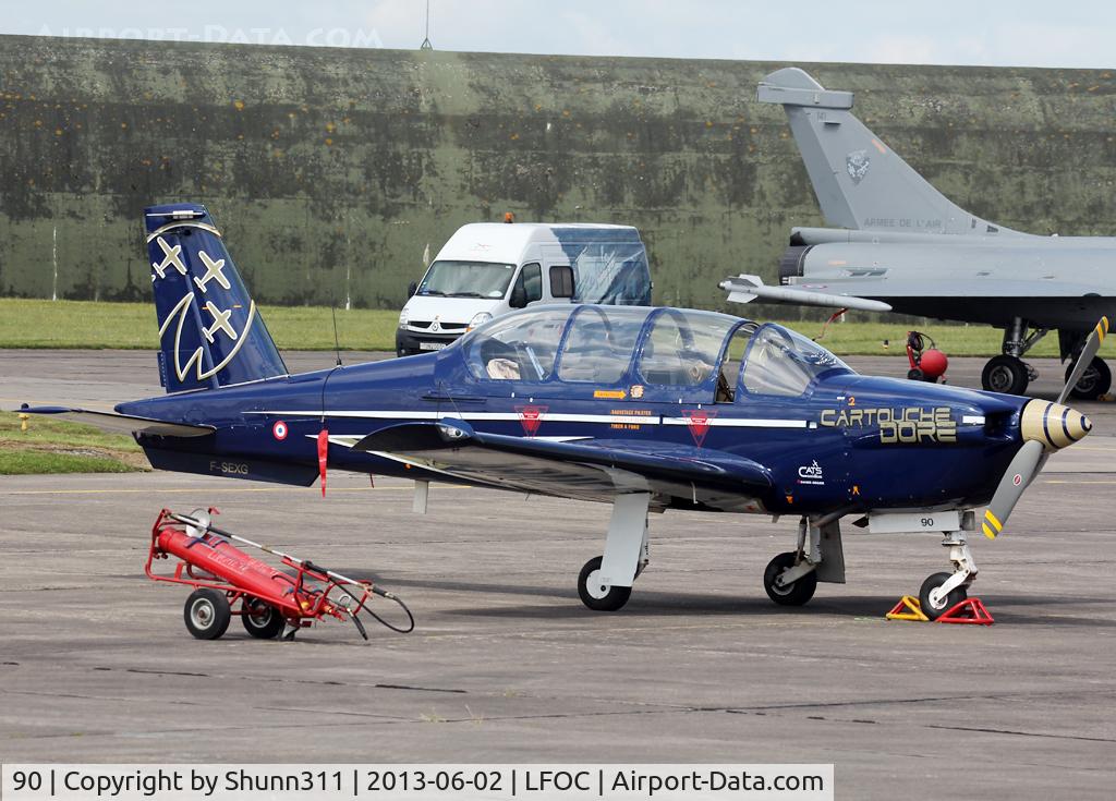 90, Socata TB-30 Epsilon C/N 90, Used as a demo for Cartouche Dorée Patrol during LFOC Open Day 2013... New c/s...