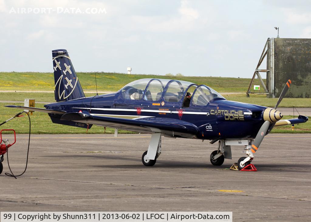 99, Socata TB-30 Epsilon C/N 99, Used as a demo for Cartouche Dorée Patrol during LFOC Open Day 2013... New c/s