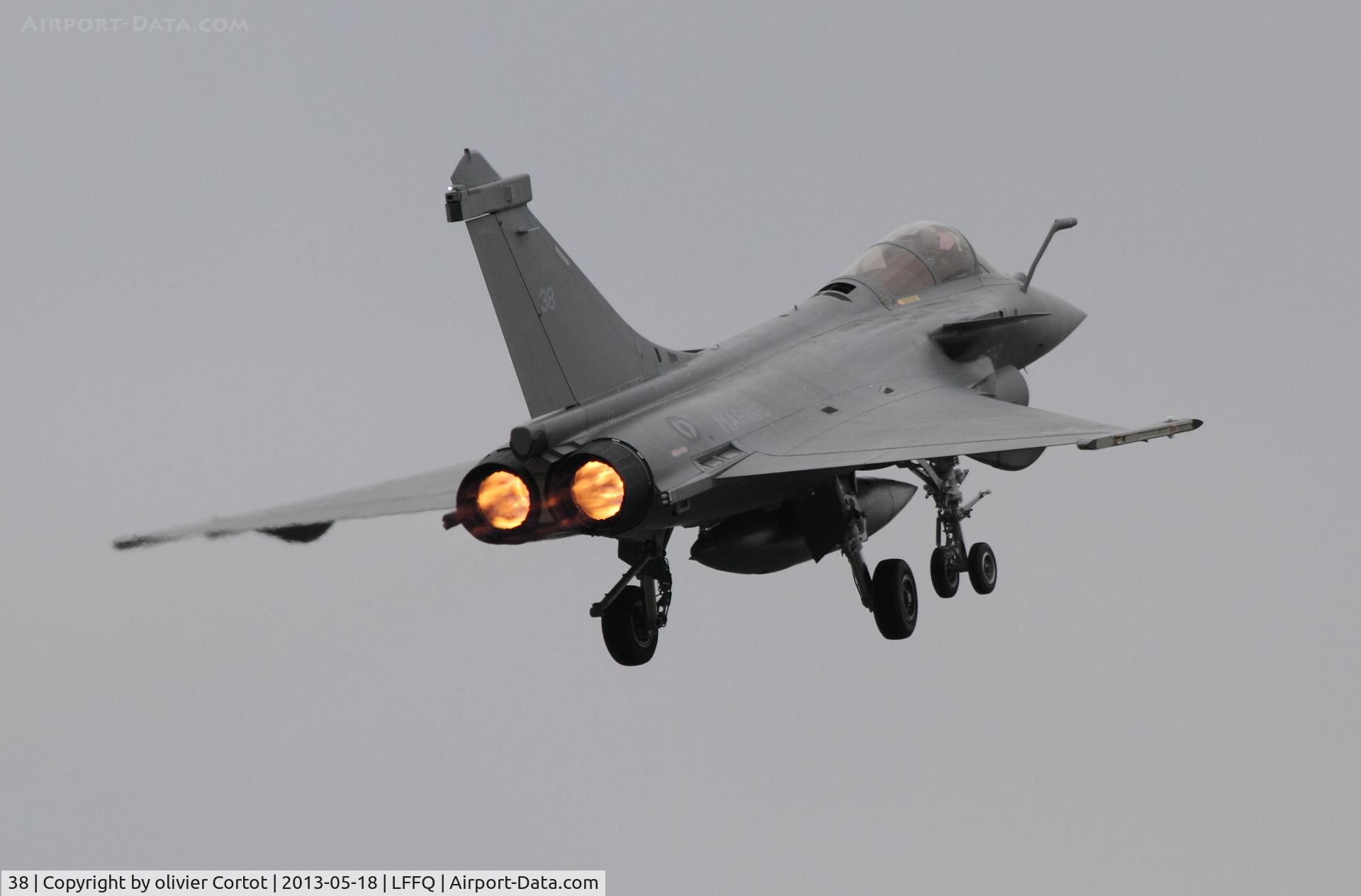 38, 2013 Dassault Rafale M C/N 38, full afterburners !