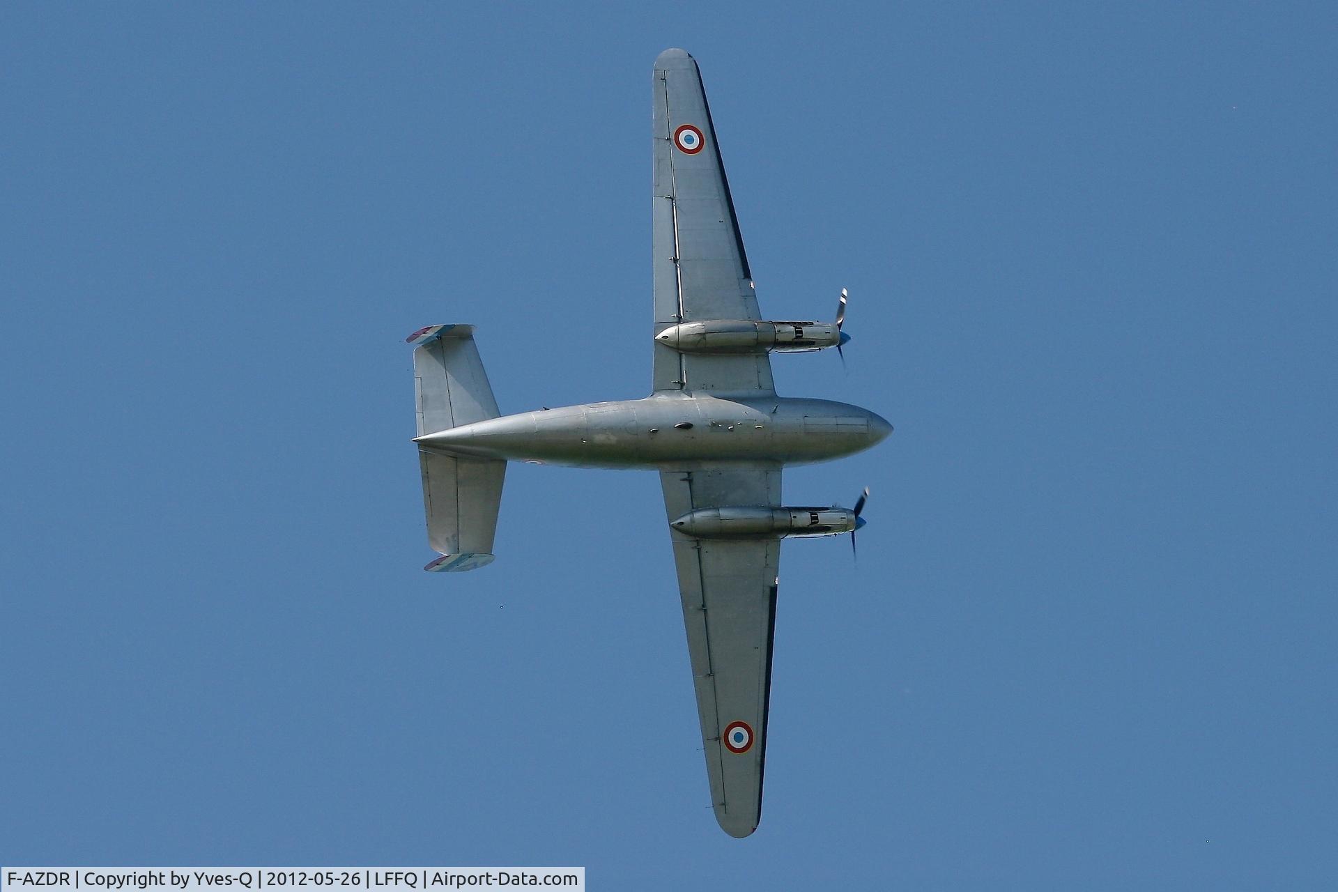 F-AZDR, Dassault MD-312 Flamant C/N 160, Dassault MD-312 Flamant, La Ferté-Alais Airfield (LFFQ) Air Show (Le Temps Des Hélices) in may 2012