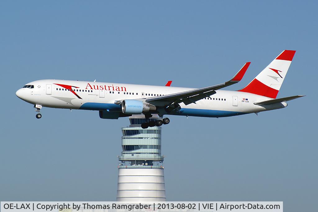 OE-LAX, 1992 Boeing 767-3Z9/ER C/N 27095, Austrian Airlines Boeing 767-300