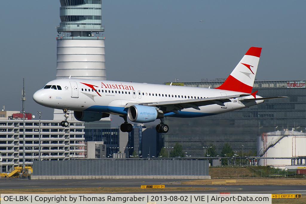 OE-LBK, 2003 Airbus A320-214 C/N 1931, Austrian Airlines Airbus A320