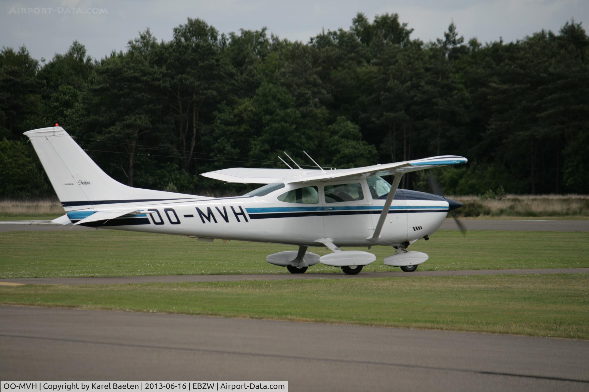 OO-MVH, 1974 Cessna 182P Skylane C/N 182-62473, shot @EBZW