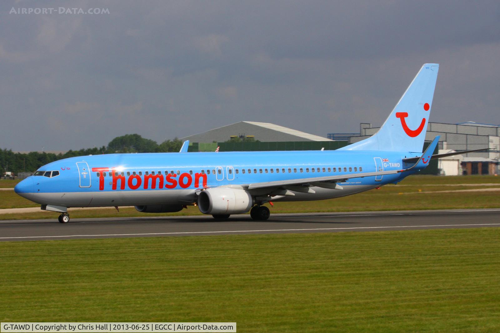 G-TAWD, 2012 Boeing 737-8K5 C/N 37265, Thomson