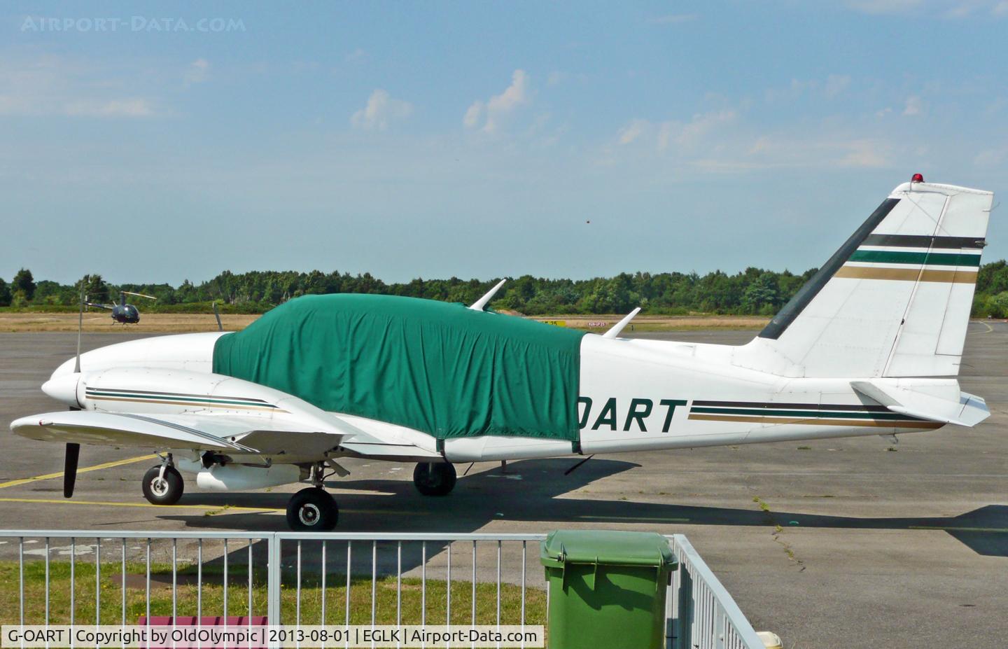 G-OART, 1969 Piper PA-23-250 Aztec D C/N 27-4293, Parked