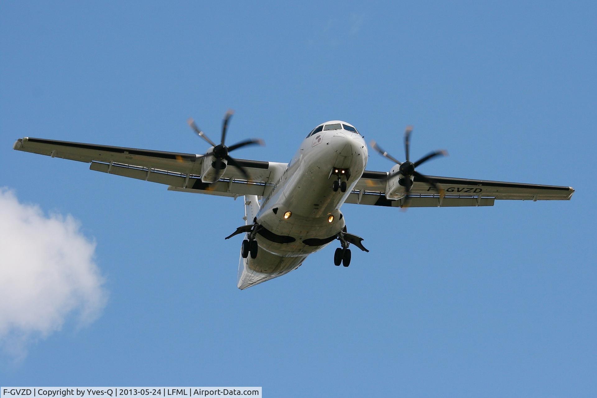 F-GVZD, 1996 ATR 42-500 C/N 530, ATR 42-500, Short approach rwy 31L, Marseille-Marignane Airport (LFML-MRS)