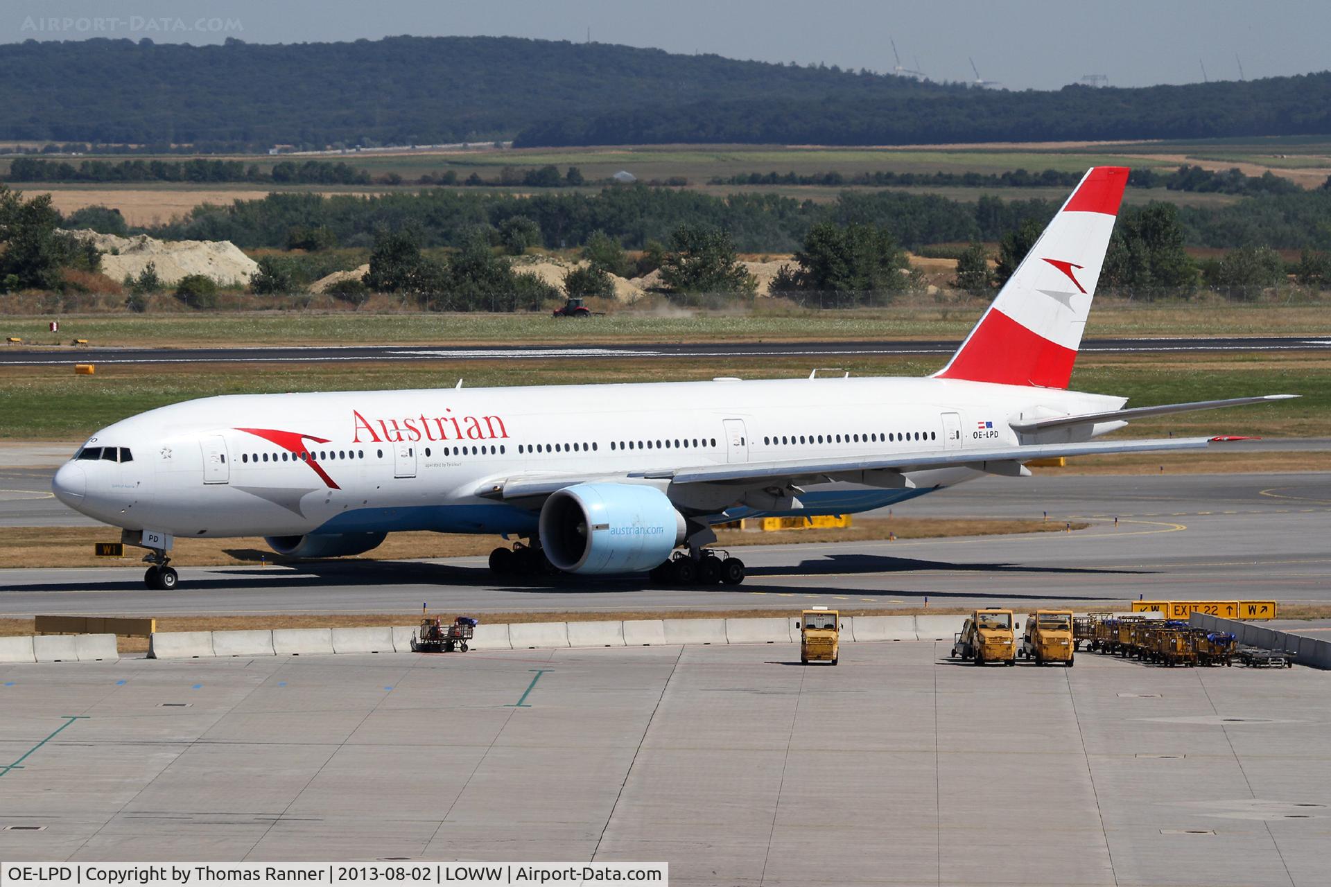 OE-LPD, 2006 Boeing 777-2Z9/ER C/N 35960, Austrian B777