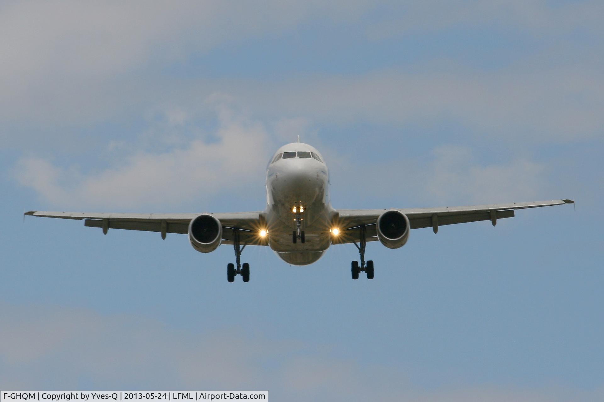 F-GHQM, 1991 Airbus A320-211 C/N 237, Airbus A320-211, Short approach rwy 31L, Marseille-Marignane Airport (LFML-MRS)