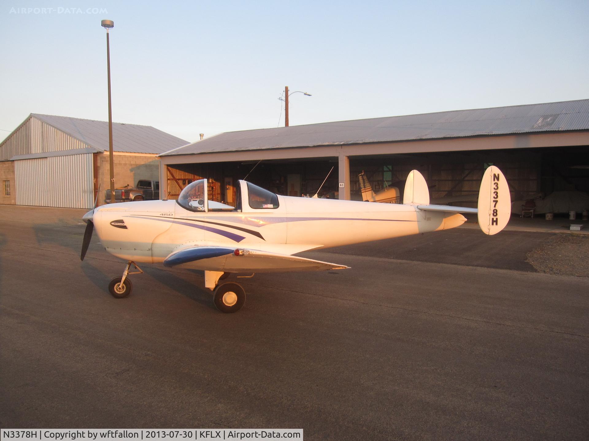 N3378H, 1946 Erco 415D Ercoupe C/N 4003, Ready for morning flight