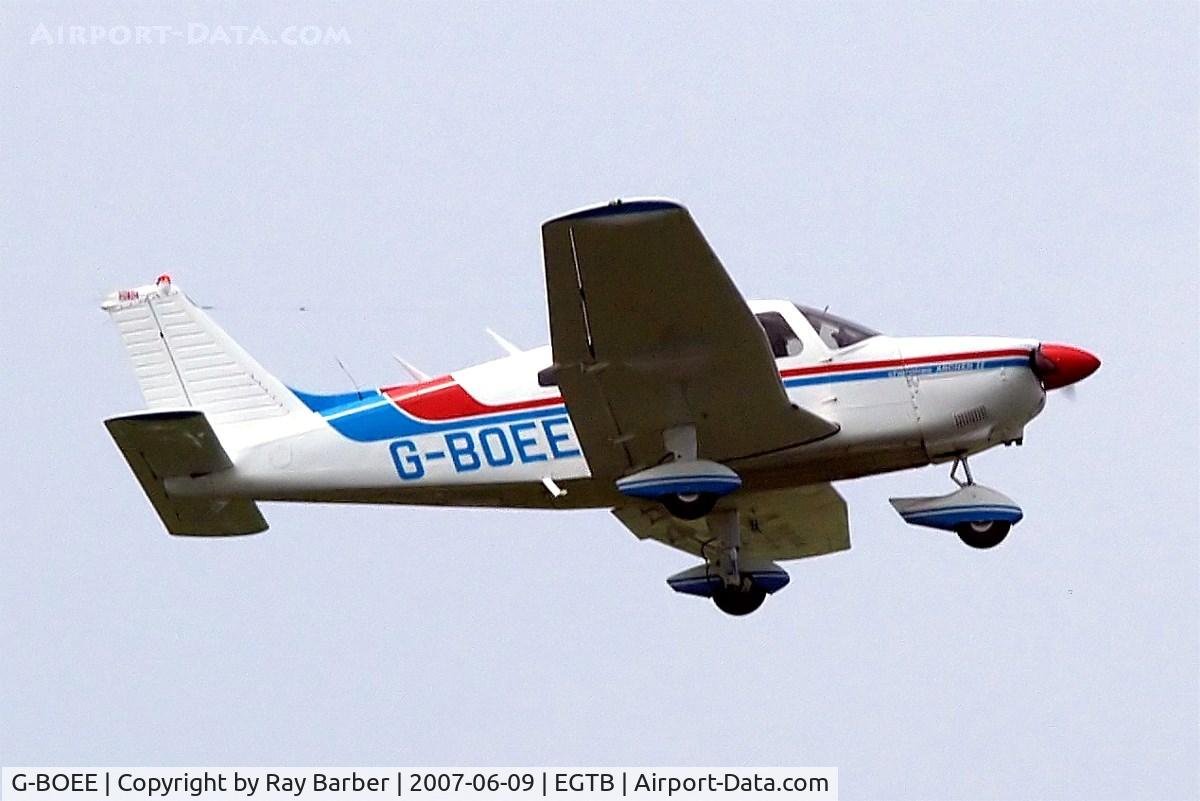 G-BOEE, 1976 Piper PA-28-181 Cherokee Archer II C/N 28-7690359, Piper PA-28-181 Archer II [28-7990353] Booker~G 09/06/2007.