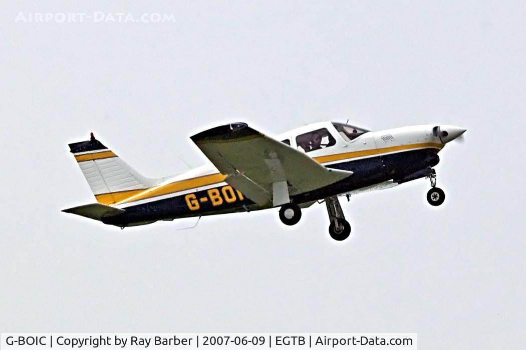 G-BOIC, 1978 Piper PA-28R-201T Cherokee Arrow III C/N 28R-7803123, Piper PA-28R-201T Turbo Arrow III [28R-7803123] Booker~G 09/06/2007