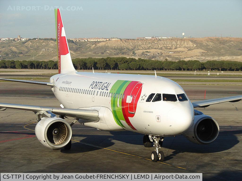 CS-TTP, 2000 Airbus A319-111 C/N 1165, TAP from LIS