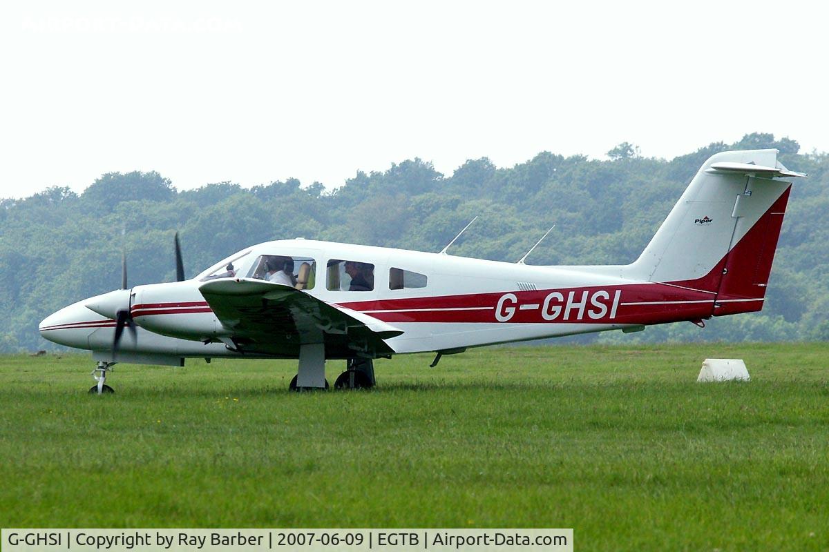 G-GHSI, 1981 Piper PA-44-180T Turbo Seminole C/N 44-8107026, Piper PA-44-180T Turbo Seminole [44-8107026] Booker~G 09/06/2007