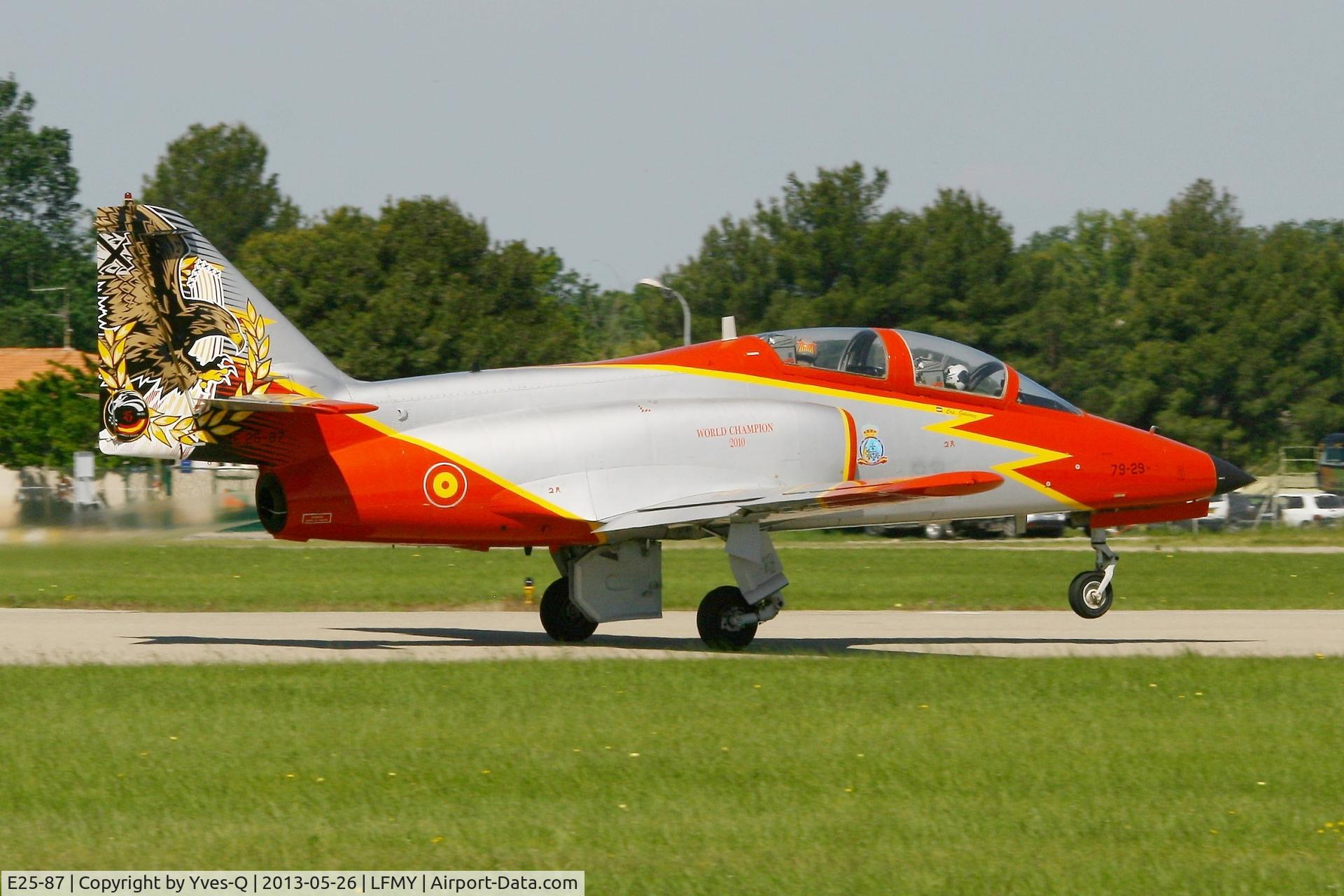 E25-87, CASA C-101EB Aviojet C/N EB01-87-101, CASA C-101EB Aviojet, Patrulla Águila, Salon De Provence Air Base 701 (LFMY)