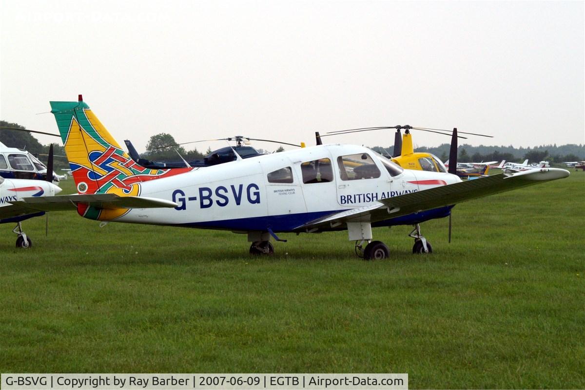 G-BSVG, 1984 Piper PA-28-161 Cherokee Warrior II C/N 28-8516013, Piper PA-28-161 Warrior II [28-8516013] Booker~G 09/06/2007