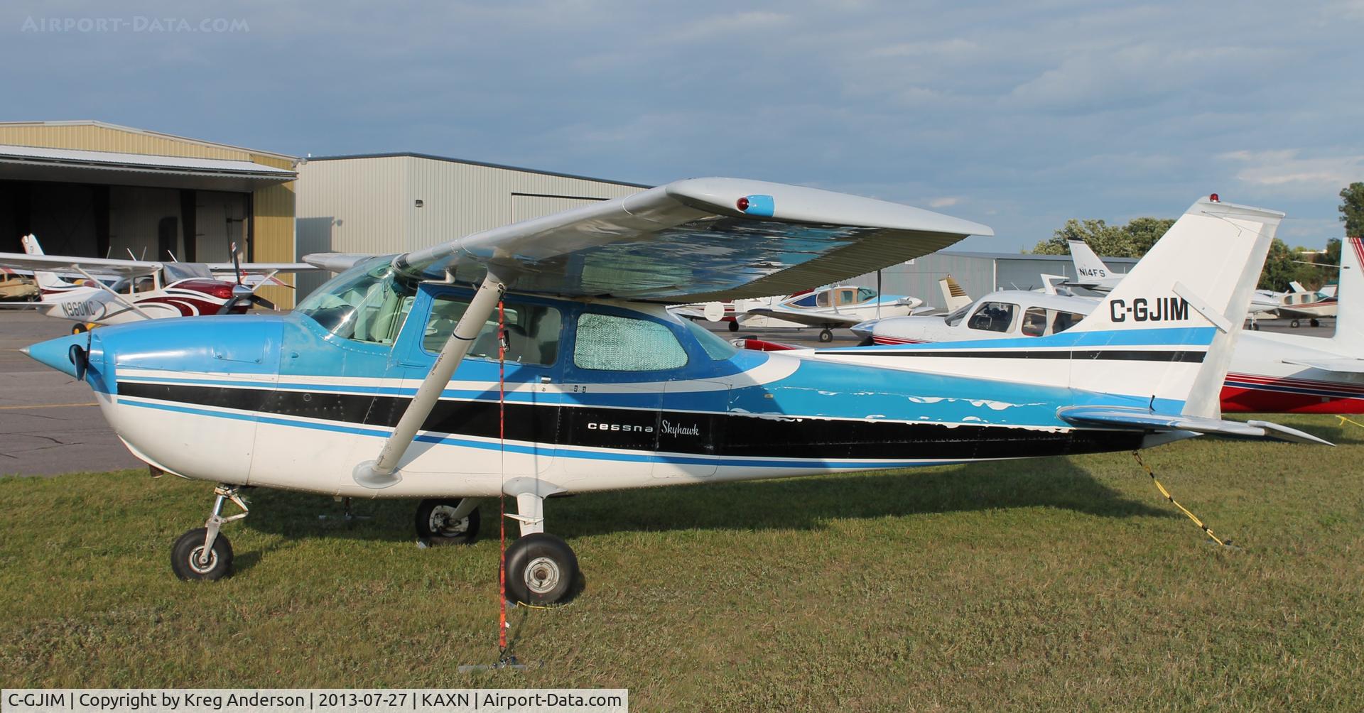 C-GJIM, 1972 Cessna 172L C/N 17259941, Cessna 172L Skyhawk in overflow parking.