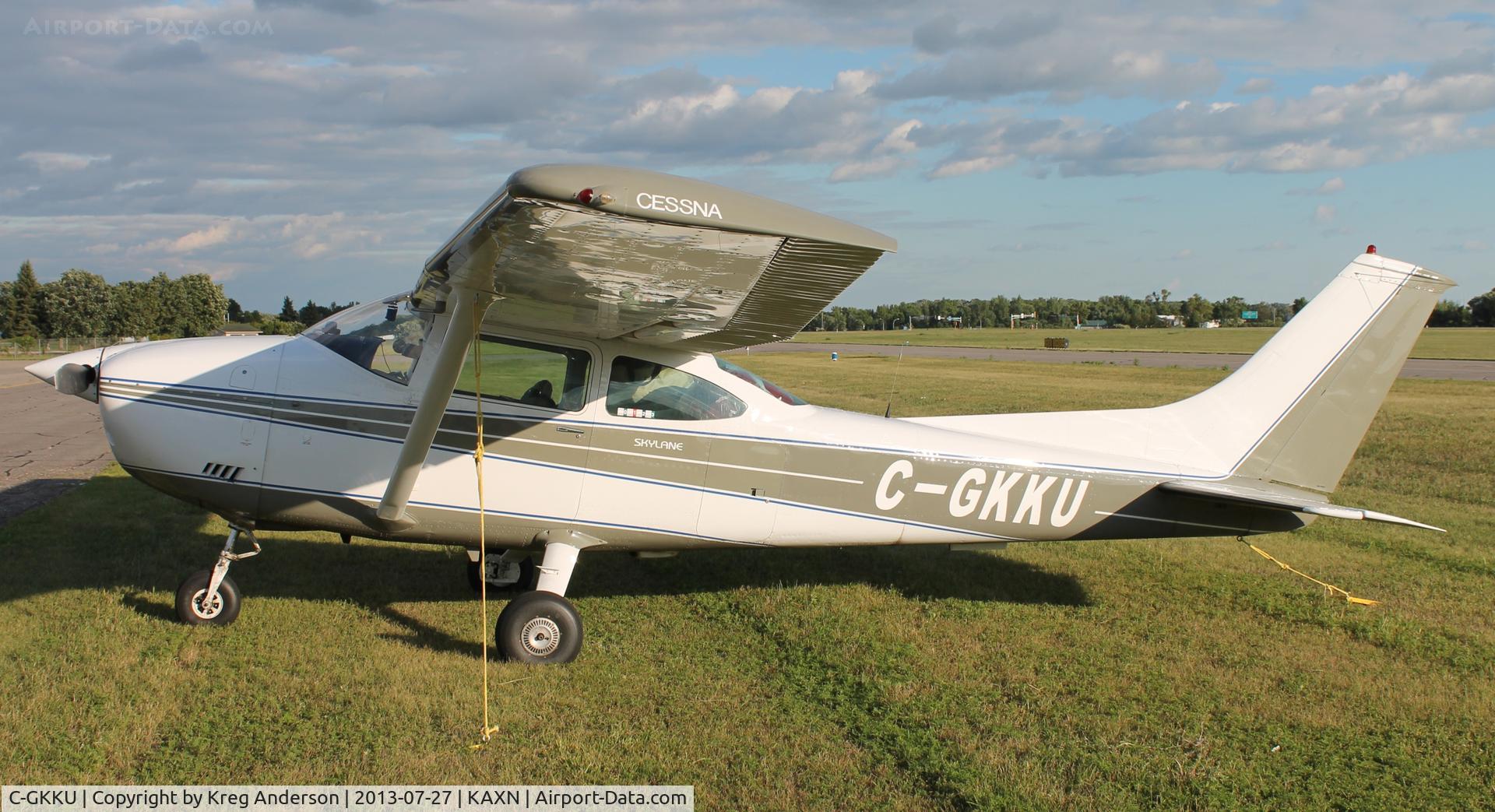 C-GKKU, 1974 Cessna 182P Skylane C/N 18263475, Cessna 182P Skylane in overflow parking.