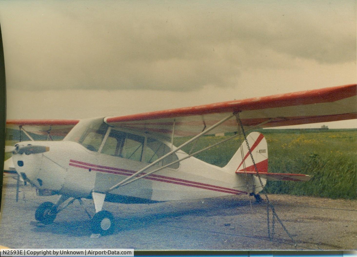 N2593E, 1946 Aeronca 7AC Champion C/N 7AC-6175, Found 