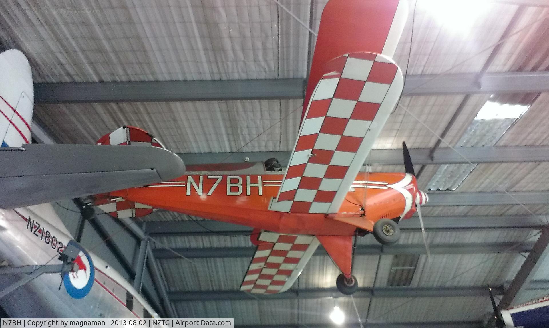 N7BH, 1964 Pitts S-1C Special C/N BH-1-PS1C, Used to wear a NZ- reg. Not 100% sure of the american reg is a true ID