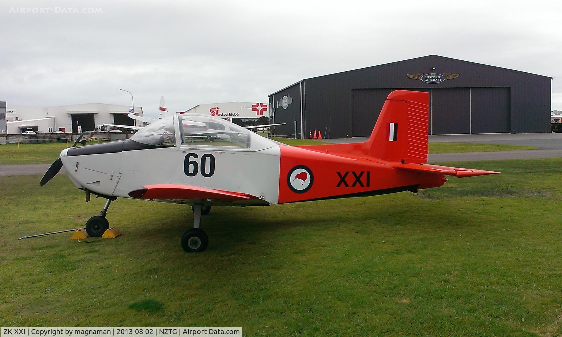 ZK-XXI, 1964 AESL Airtourer T3A C/N C60, Not sure if part of museum or not.