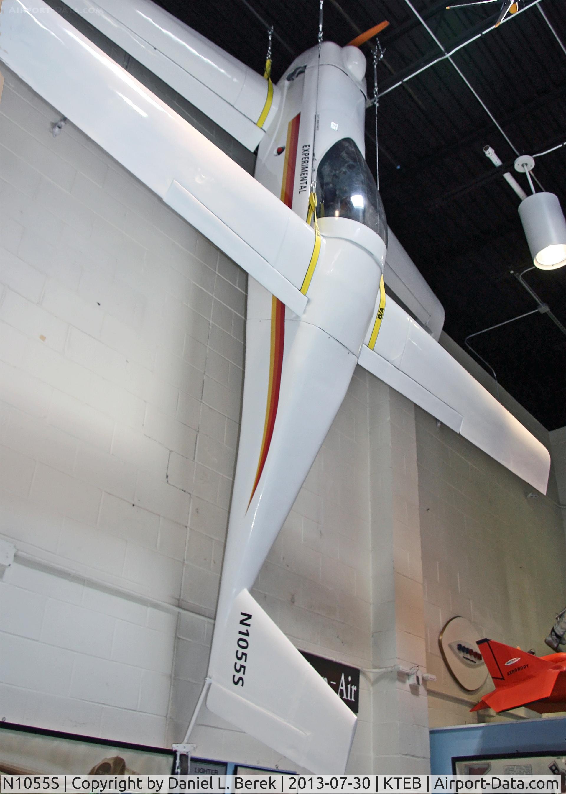 N1055S, 1980 QAC Quickie C/N 110, This aircraft is a new exhibit at the Aviation Hall of Fame of New Jersey.