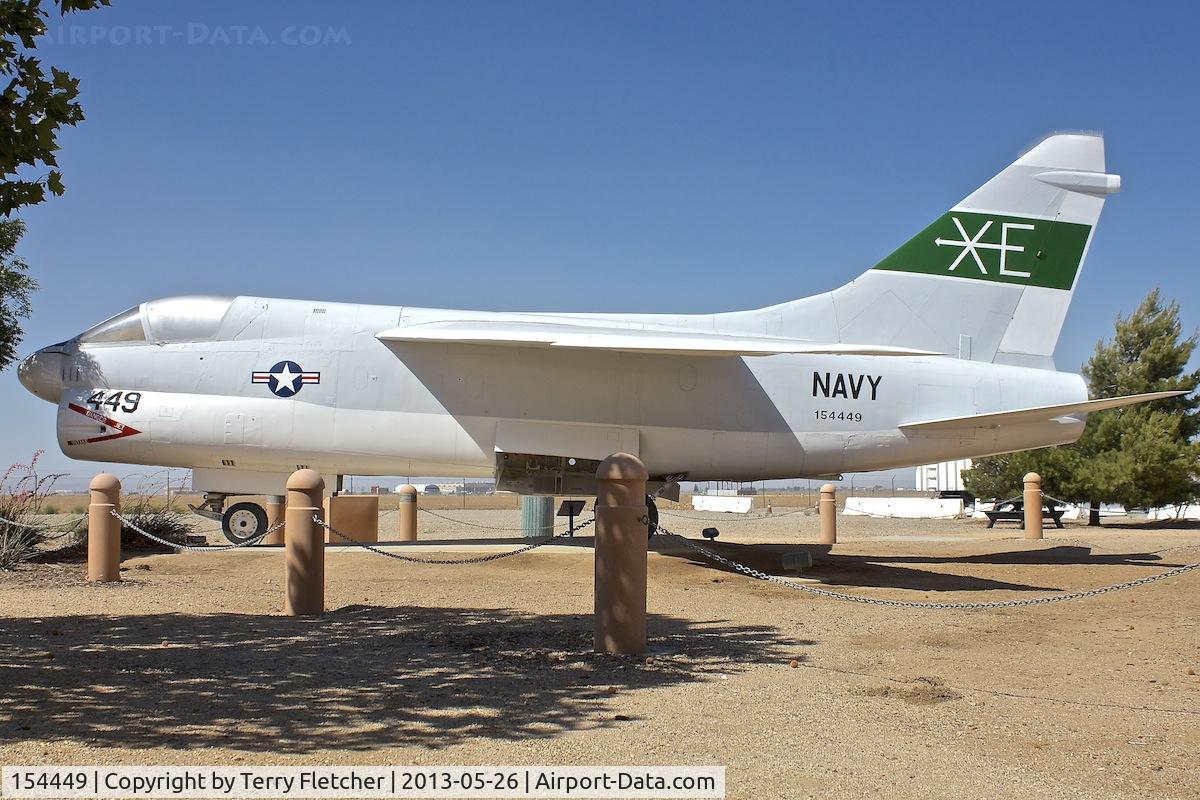154449, LTV A-7B Corsair II C/N B-089, Exhibited at the Joe Davies Heritage Airpark at Palmdale Plant 42, Palmdale, California