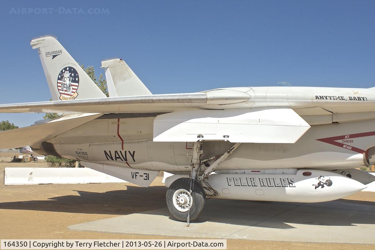 164350, Grumman F-14D Tomcat C/N 625, Exhibited at the Joe Davies Heritage Airpark at Palmdale Plant 42, Palmdale, California