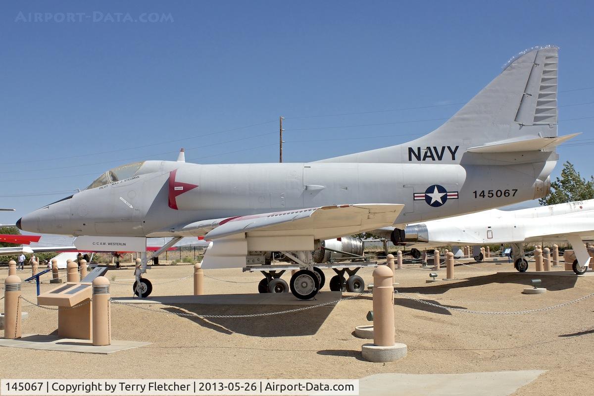 145067, Douglas A-4C Skyhawk C/N 12313, Exhibited at the Joe Davies Heritage Airpark at Palmdale Plant 42, Palmdale, California