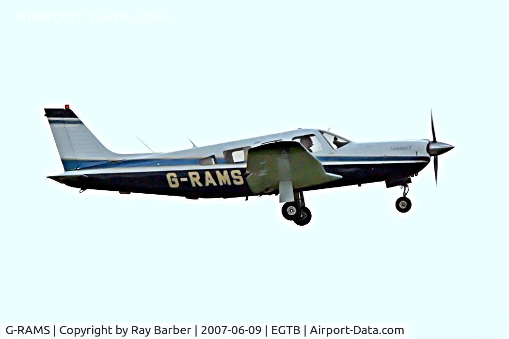 G-RAMS, 1980 Piper PA-32R-301 Saratoga SP C/N 32R-8013134, Piper PA-32R-301 Saratoga SP [32R-8013134] Booker~G 09/06/2007